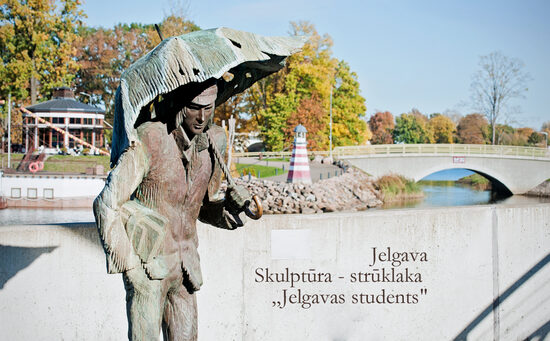 Superīgais leduskapja magnēts ar Jelgavas studentu