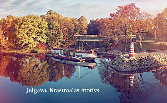 Rudenīgā Jelgavas krastmala uz leduskapja magnēta ar īpaši mirdzošu virsmu!
