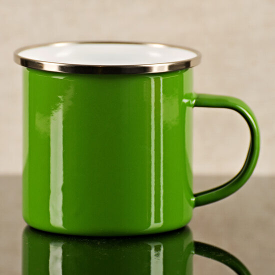 Emaljas (metāla) krūze 360ml ar apdruku