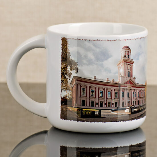 400ml plata keramikas krūze "Academia Petrina"