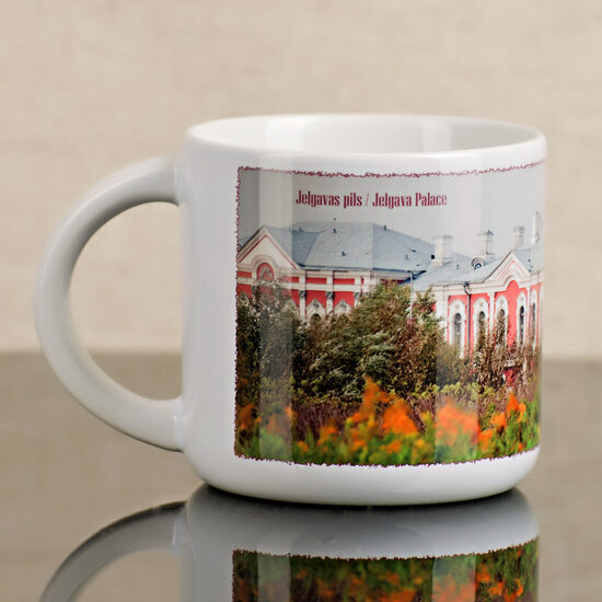 400ml plata keramikas krūze "Jelgavas pils"